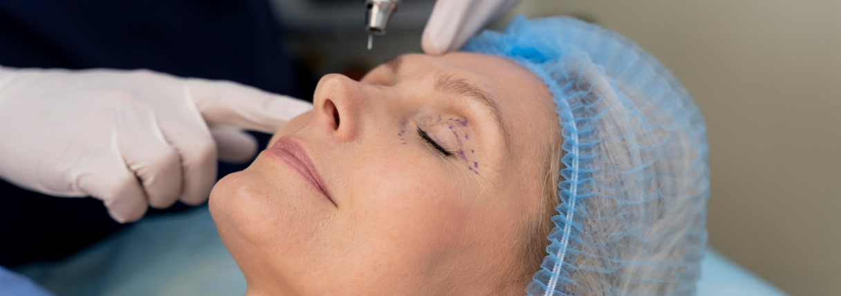 Excesso de pele nas pálpebras