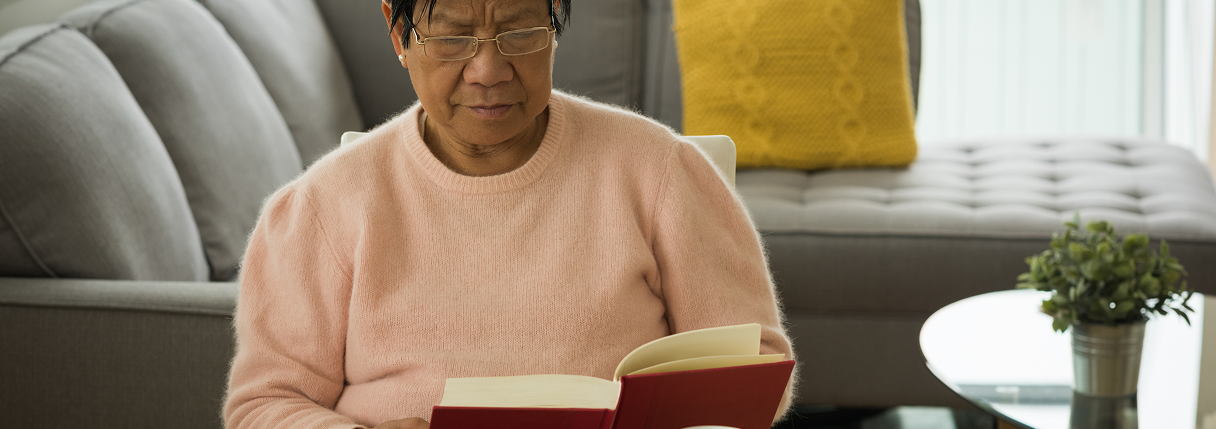 dificuldade para ler de perto